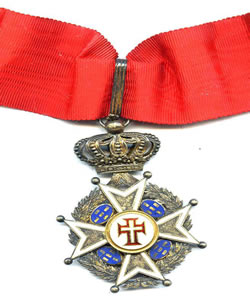 Emblema do Oficial Grandioso da Ordem Militar de Cristo (Military Order of Christ Grand Officer Badge)