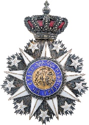 Estrela da Cruz Grandiosa da Ordem Militar de Nossa Senhora da Villa Vicosa (Order of Our Lady of Villa Vicosa Grand Cross Star)