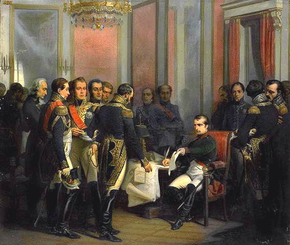 Napoleon at Fontainebleau, 1814