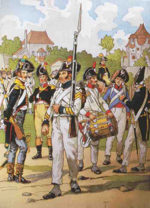 French Infantry, 1796
