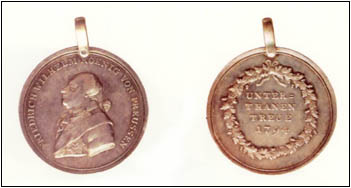Medaille für Untertanentreue