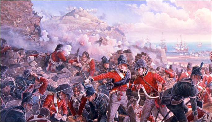 Assault on the Breach of San Sebastian by Mark Churms