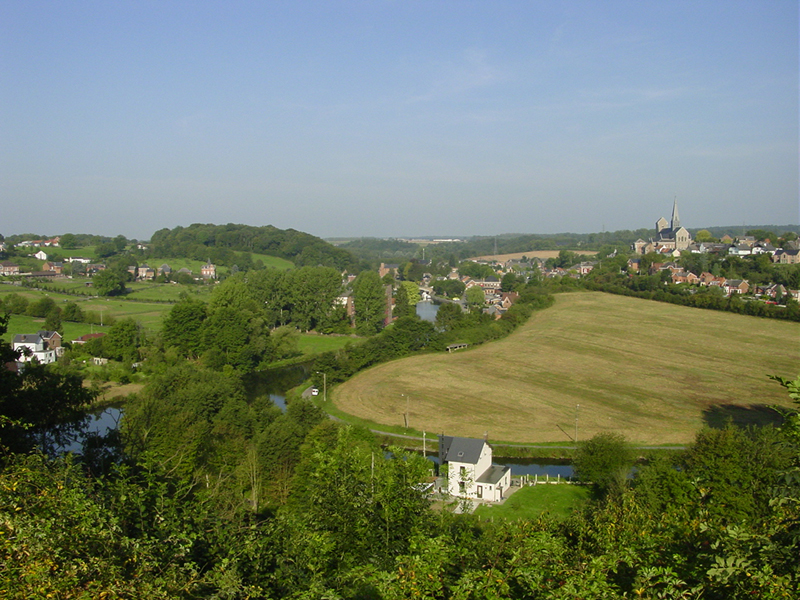 Sambre River, Thuin and Lobbes, Belgium
