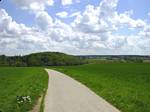 Looking south from hill south of Unterisling