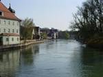 Isar River, south branch, looking west